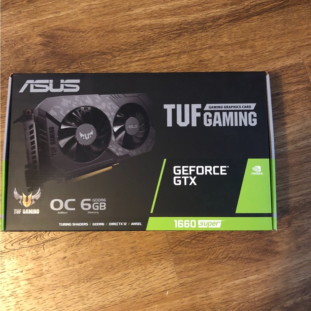 GeForce Tuf Gaming ASUS 1660 Super GTX
